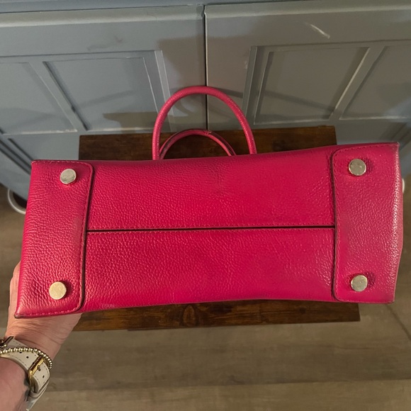 Michael Kors Fuchsia Pink Leather Tote - Picture 6 of 13